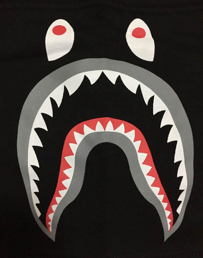 Shark BAPE Face Logo - Bape shark Logos