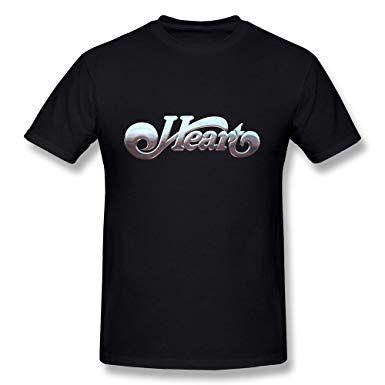 Popular Black Logo - Sixtion FC Popular Band Heart Logo T Shirt for Men Black: Amazon.co