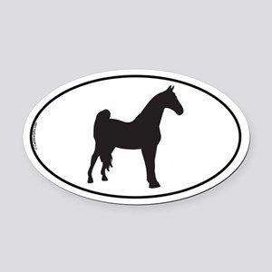 Walking Horse Logo - Tennessee Walking Horse Car Magnets