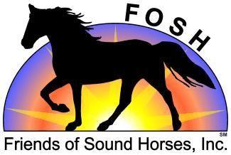 Walking Horse Logo - FOSH Logo. Sound and Natural Gaited Horses of FOSH