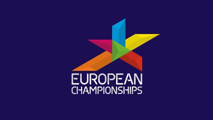 European Sports Logo - A colourful star logo for new sports event European Championships