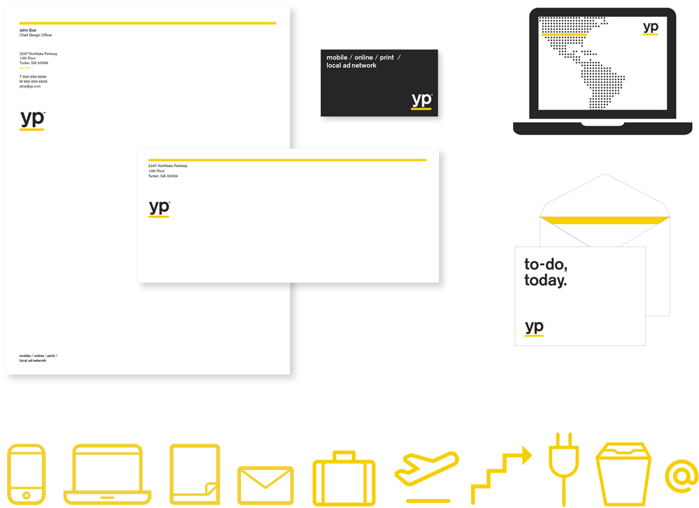 YP Yellow Pages Logo - Brand New: New Logo and Identity for YP