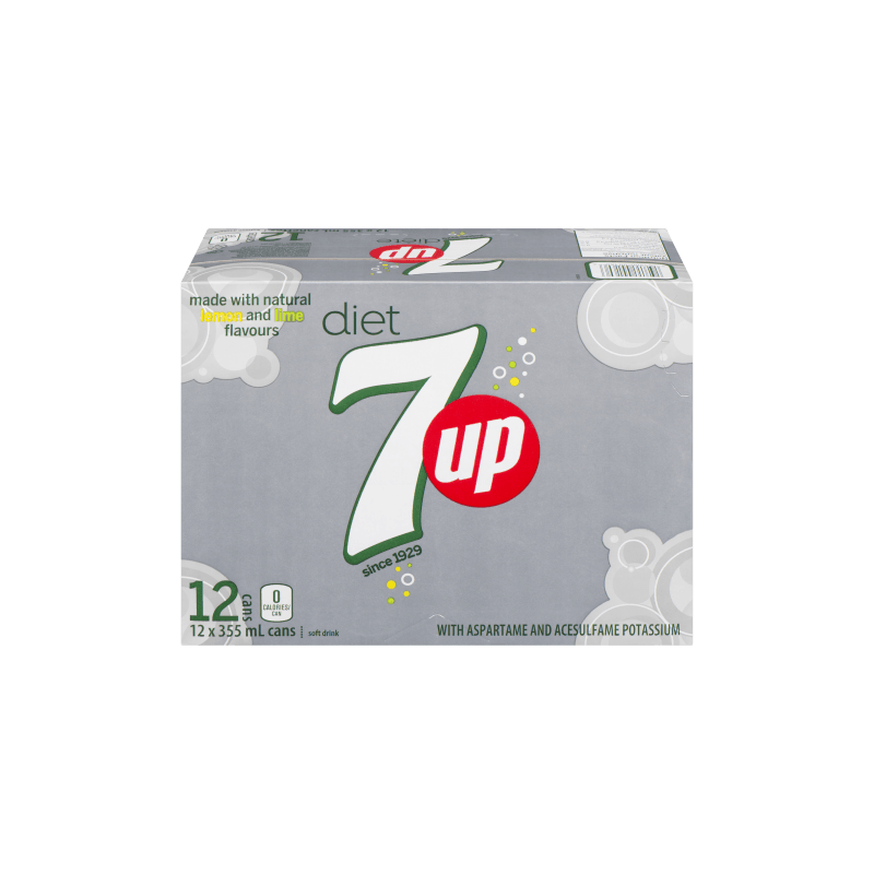 Diet 7Up Logo - DIET 7UP 12 PACK
