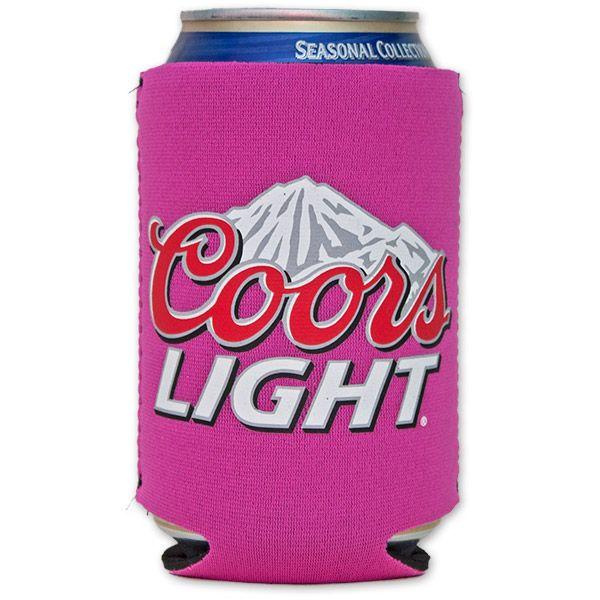 Pink Coors Light Logo - Coors Light Logo Cooler Can | WearYourBeer.com