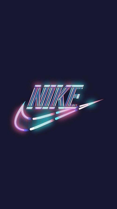 Neon Nike Logo - nike and neon image. ❤æ❤. Nike wallpaper, iPhone wallpaper