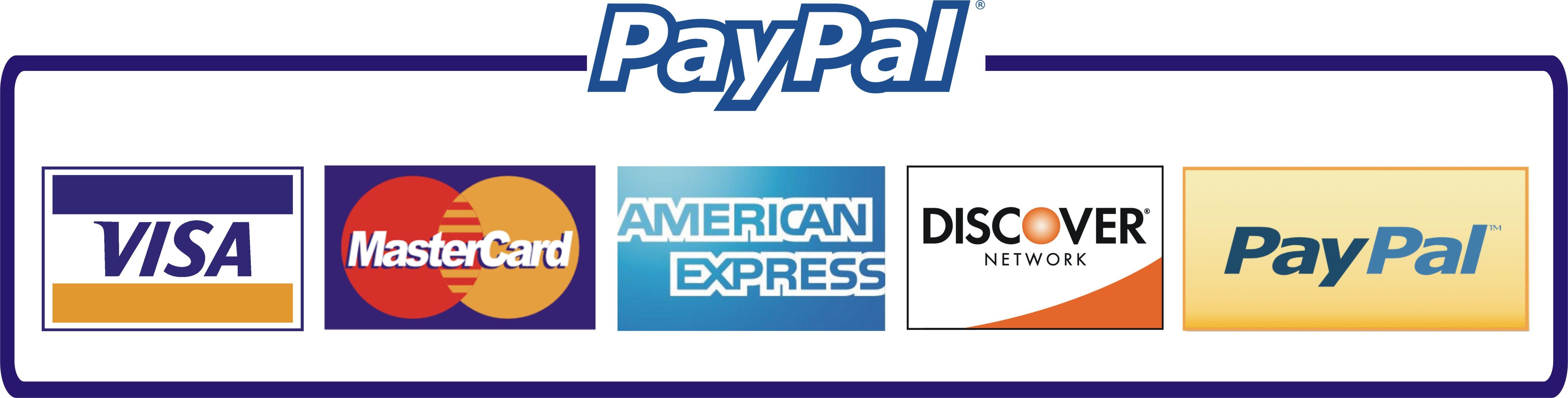 We Accept PayPal Logo - Aromavita
