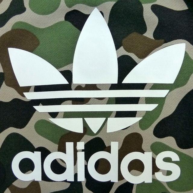 Camo Adidas Logo - Auc Trickortreat: New Adidas ORIGINALS Camo Hoodie プルオーバー