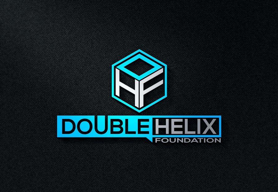 Blue and Green Double Helix Logo - Entry #205 by mstfulmala for Double Helix Logo for Foundation ...