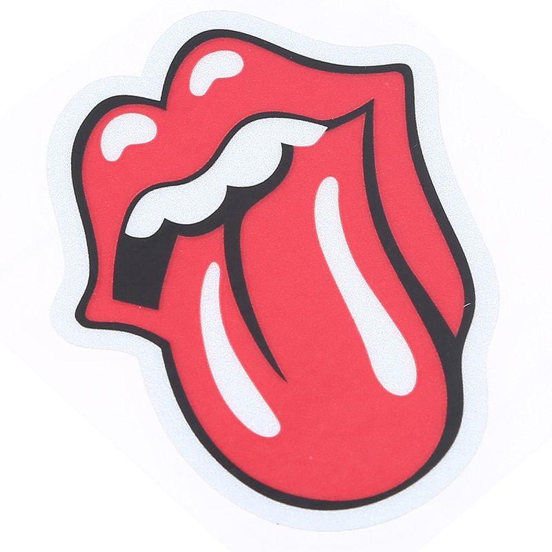 Red Lips and Tongue Logo - Creative Cartoon Kiss Red Mouth Lips Creepy Style Tongue