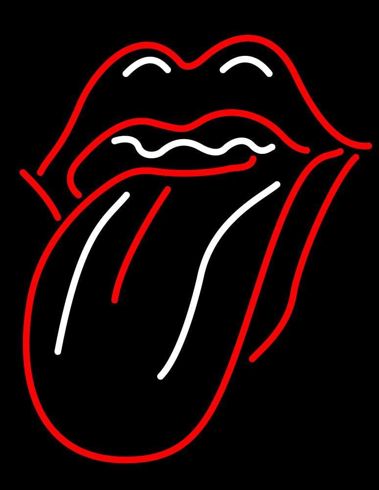 Red Lips and Tongue Logo - Rolling stones lips Logos