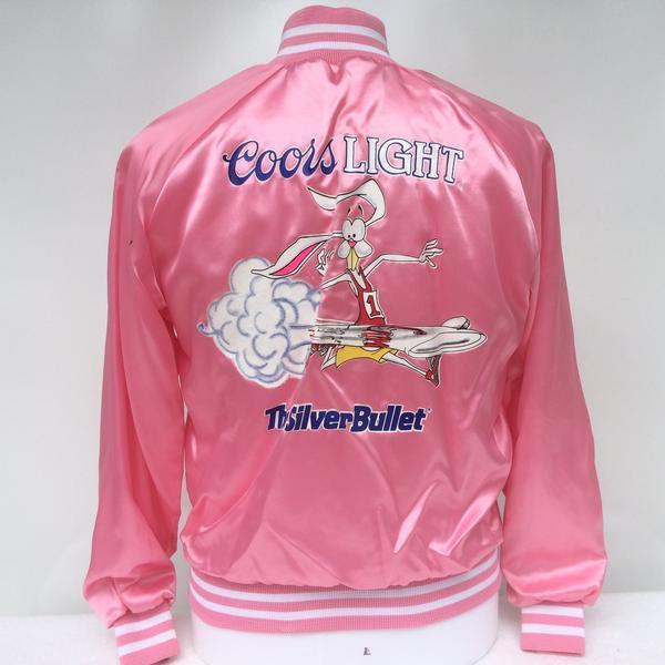 Pink Coors Light Logo - Vintage Pink Coors Light Jacket | Bar Closet