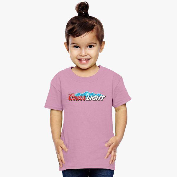 Pink Coors Light Logo - Coors Light Beer Toddler T Shirt