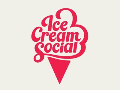 Ice Cream Social Logo - Ice Cream Social