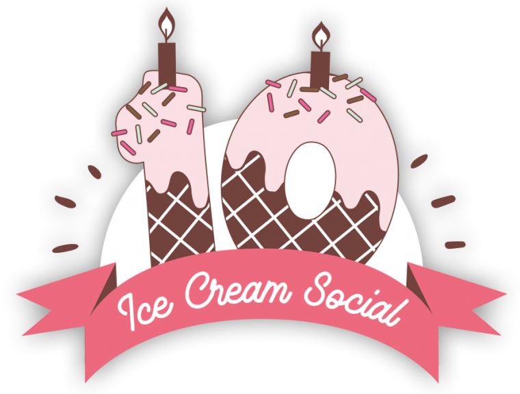 Ice Cream Social Logo - Ice Cream Social. Kate's Kart