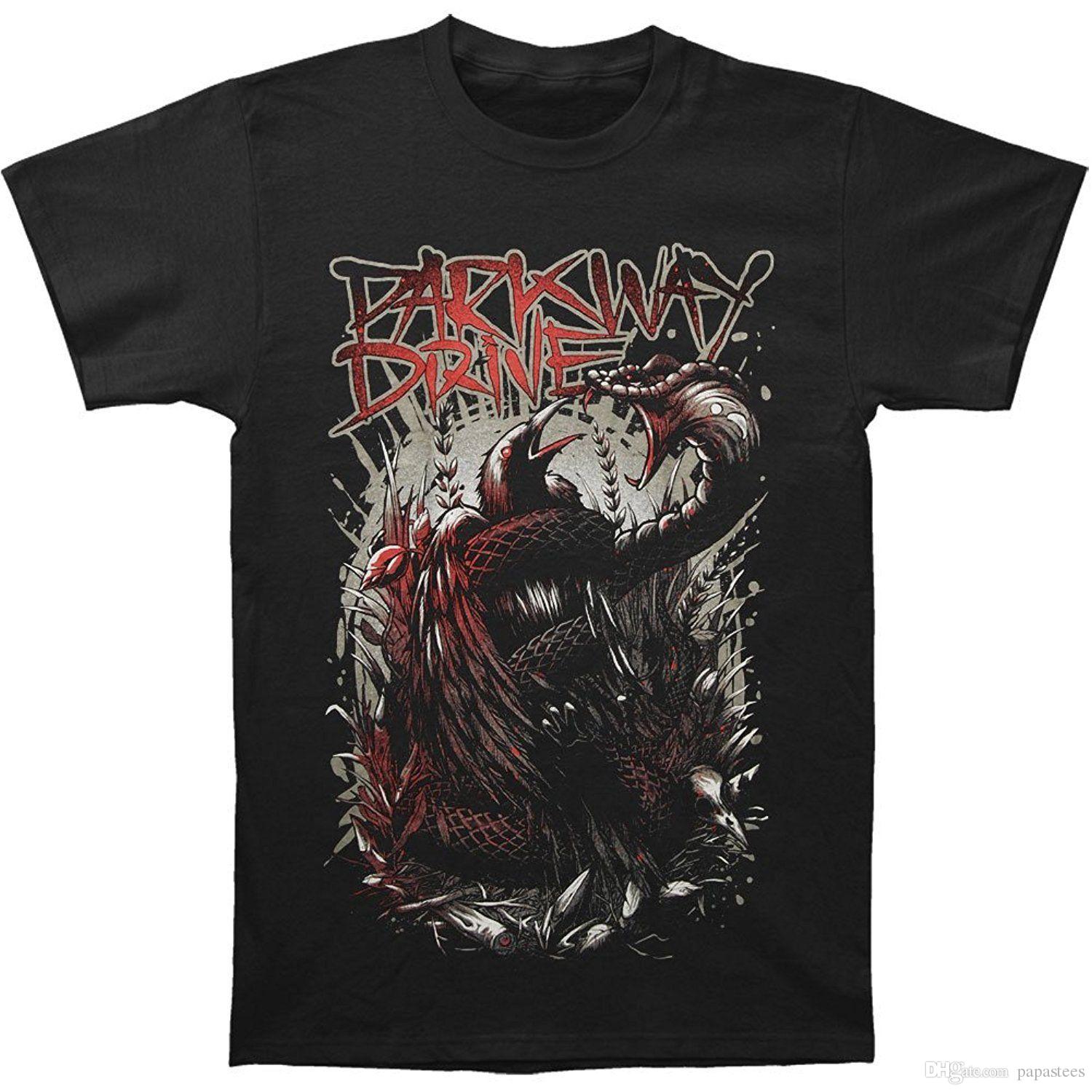 Parkway Drive Band Logo - Authentic PARKWAY DRIVE Band Snake Crow Fighting Logo T Shirt S M L ...