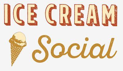 Ice Cream Social Logo - Ice Cream Social. Gunnison County Library
