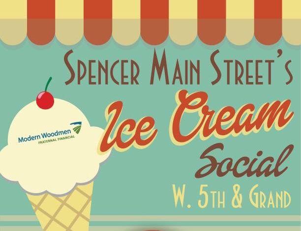 Ice Cream Social Logo - Ice Cream Social – Spencer Main Street