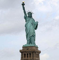 Columbia Statue Logo - usa Liberty and Columbia the same Goddess?