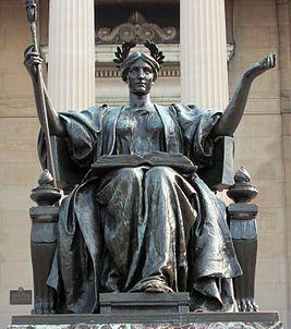 Columbia Statue Logo - Alma Mater (New York sculpture)