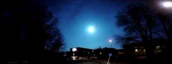 Blue Fireball Logo - Blue fireball lights up sky over Sweden |sitename%%%%