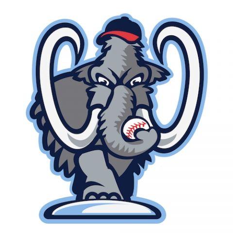 Wooly Mammoth Sports Logo - United Shore Professional Baseball League, Westside Wooly Mammoths