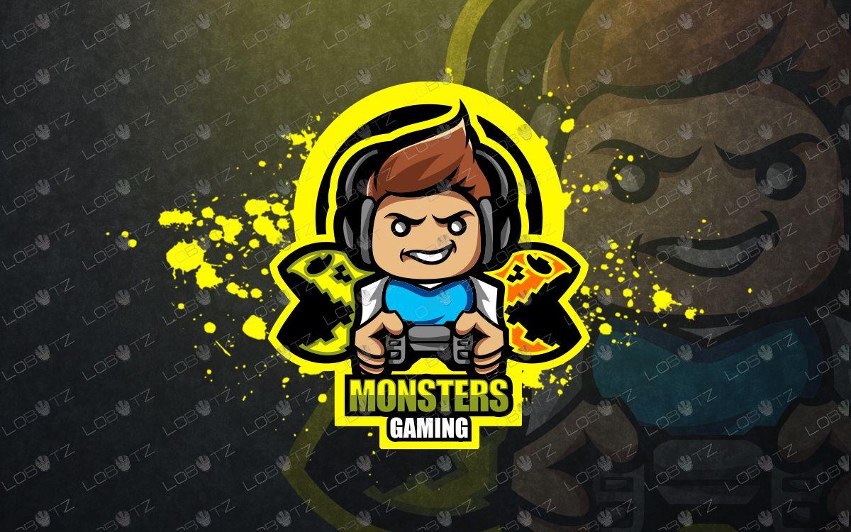 Beat Gaming Logo - Amazing Monster Gamer Logo | Premade Gaming Logo - Lobotz