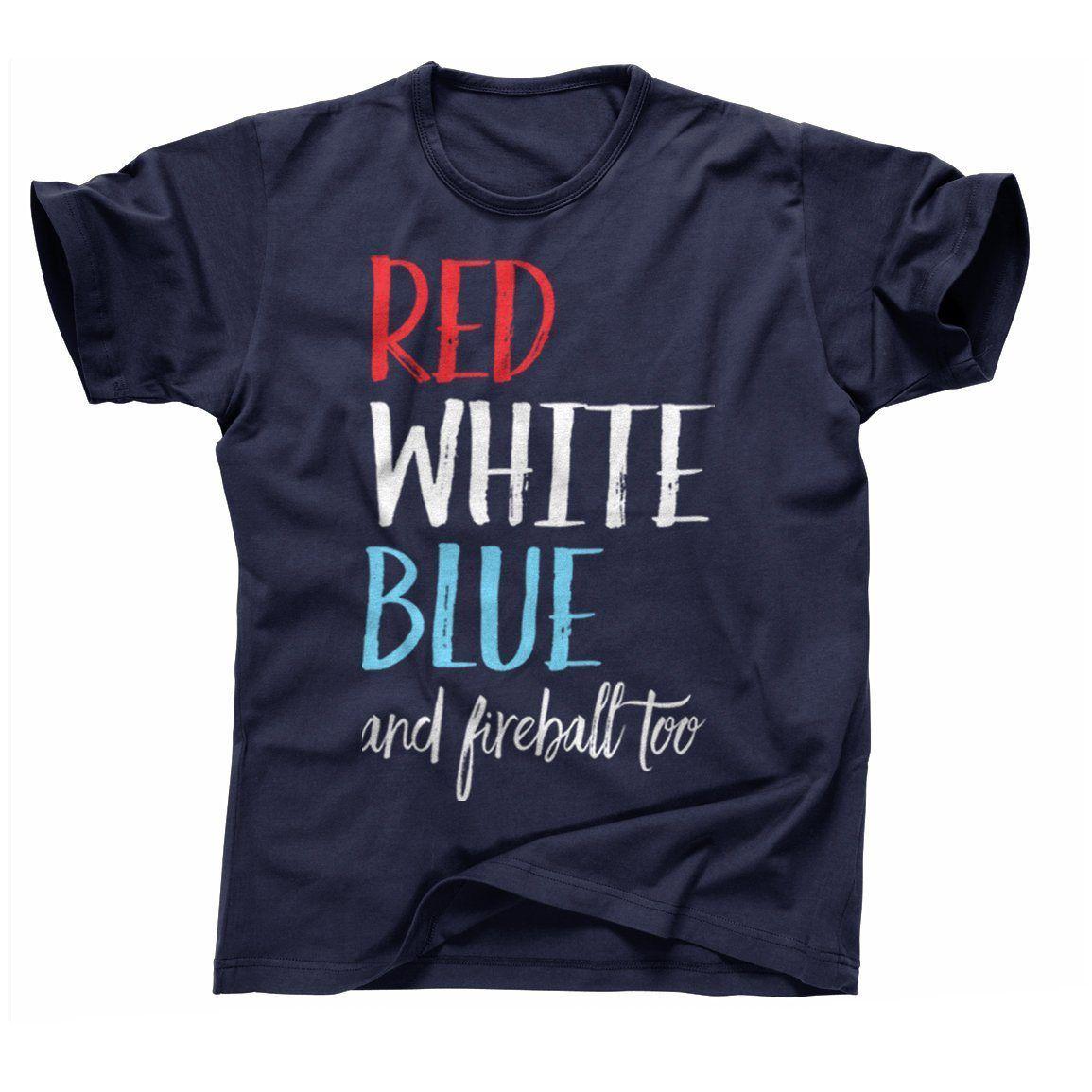 Blue Fireball Logo - Red White Blue Fireball – 21 Threads