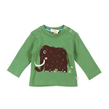 Wooly Mammoth Sports Logo - Frugi Woolly Mammoth Top Long Sleeve T-Shirt - Lichen: Amazon.co.uk ...