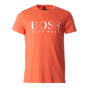 Hugo Boss Logo - Hugo Boss Logo T Shirt RN Orange 633 50332287
