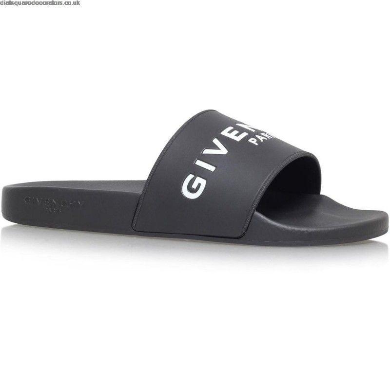 Popular Black Logo - Most Popular Givenchy Men's Black Logo Sliders