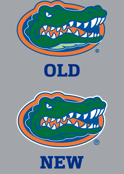 Gator Logo - Minor change to Florida Gators logo Logos Creamer's