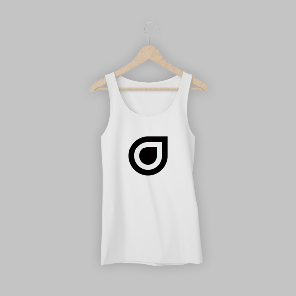 Teardrop Logo - White Enhanced Teardrop Womens Vest