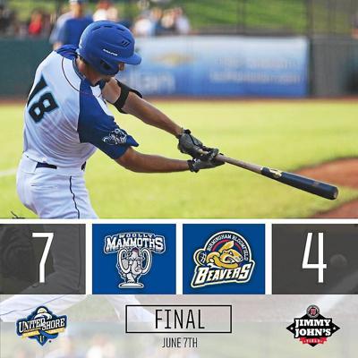 Wooly Mammoth Sports Logo - Woolly Mammoths edge Beaves in USPBL action | Sports | macombdaily.com