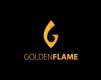 Golden Flame Logo - Golden Flame Designed by sonjapopova | BrandCrowd