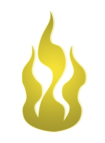 Golden Flame Logo - Golden Flame Meditation | Between The Worlds