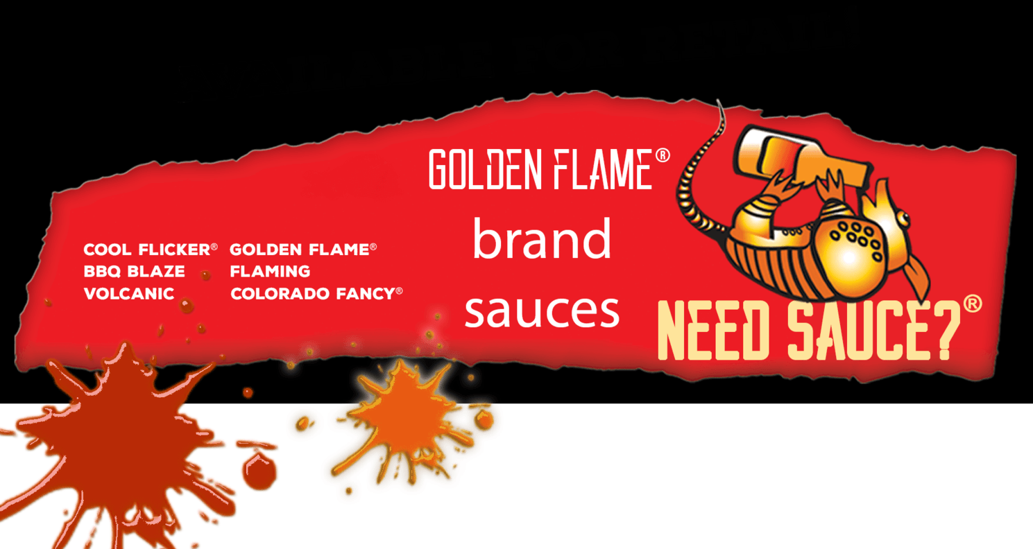 Golden Flame Logo - Golden Flame Hot Wings - Sauces
