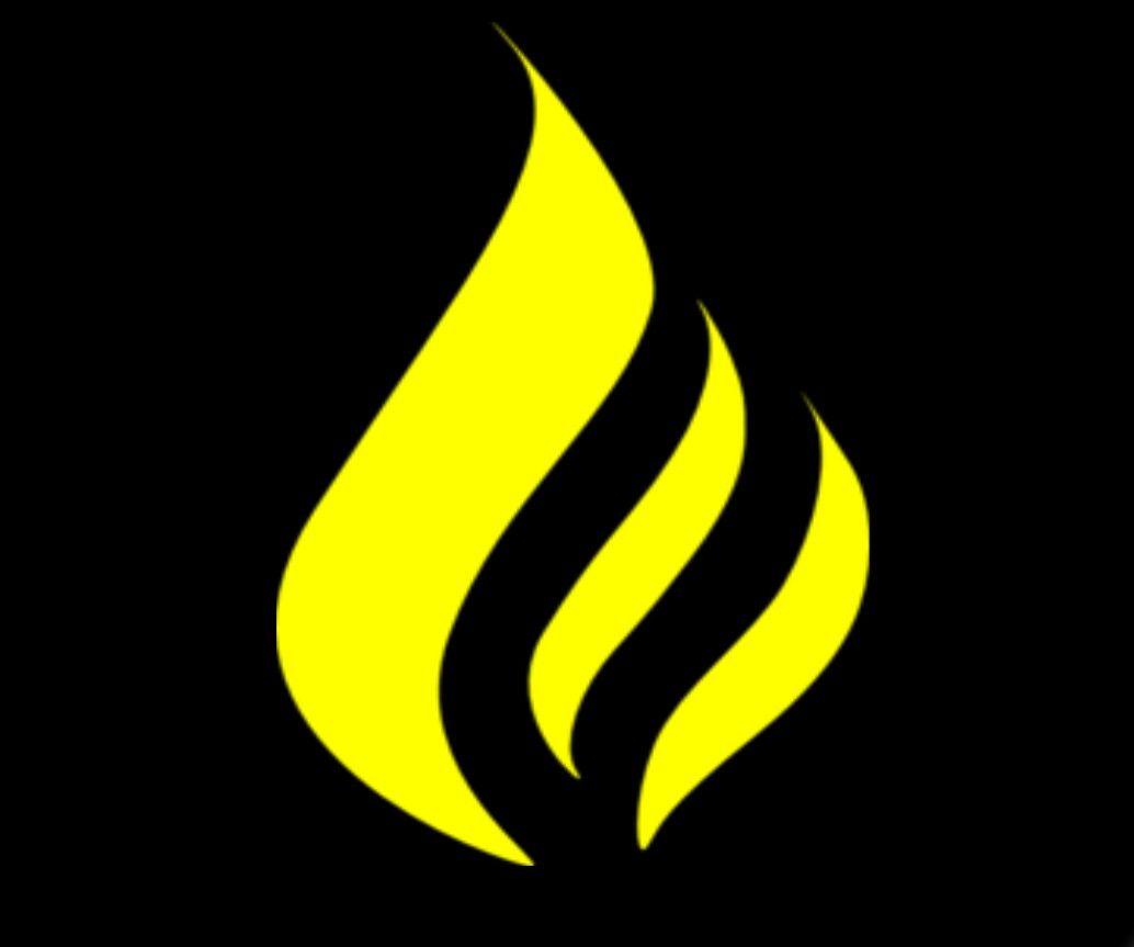 Golden Flame Logo - Images of Flame Logo - #SpaceHero