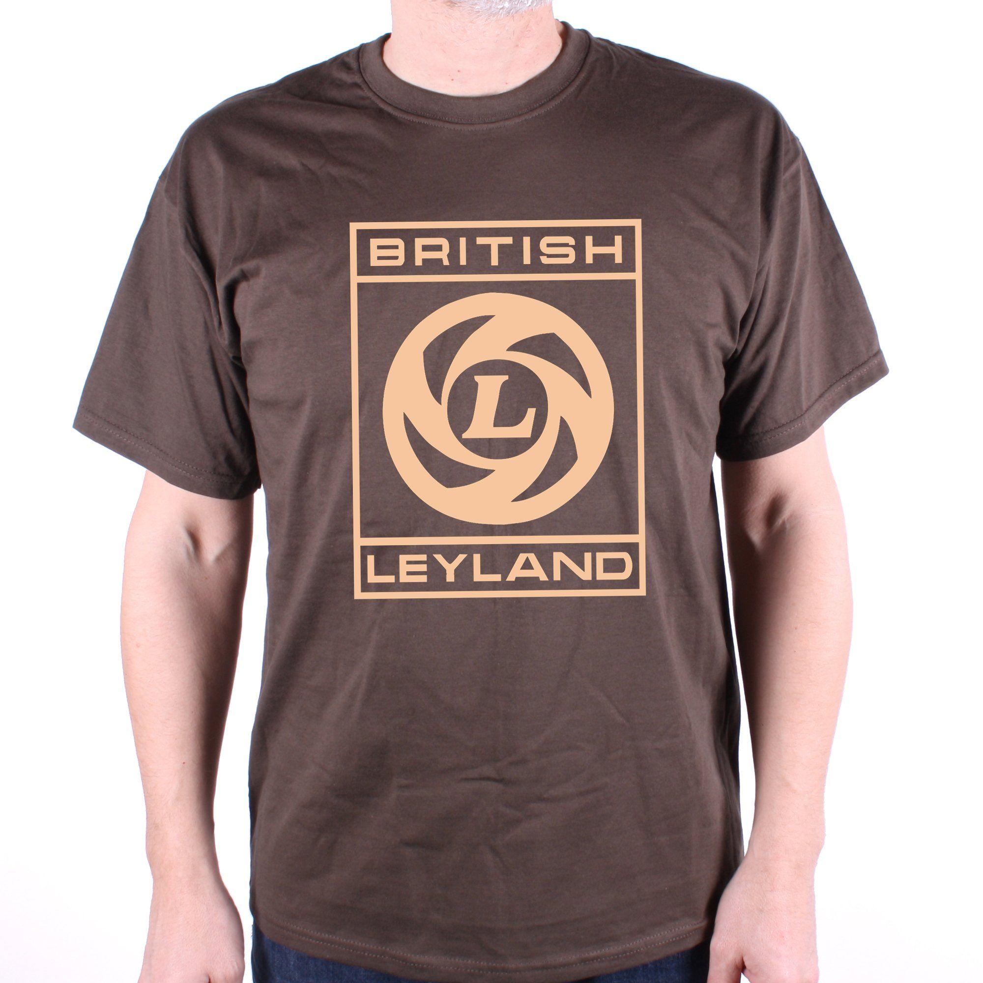 Old British Leyland Logo - British Leyland T shirt - Classic Logo / Car T shirts from Old Skool ...