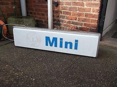 Old British Leyland Logo - MINI and ROVER BRITISH LEYLAND LOGO illuminated sign garage light up ...