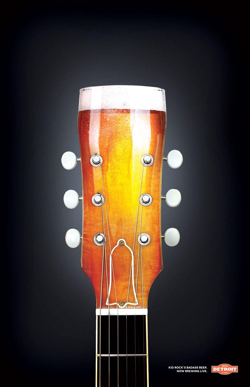 Guitar Beer Logo - Beer Guitar — Palmer Holmes