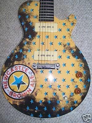 Guitar Beer Logo - Newcastle Beer Logo Electric Guitar | #77718871