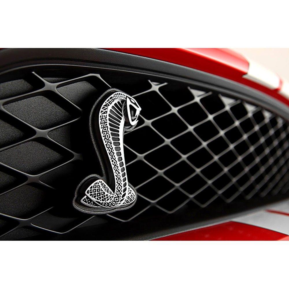 Cobra Snake Logo - Ford 7R3Z-16098-A Mustang Grille Emblem Cobra Snake GT500 2007-2014