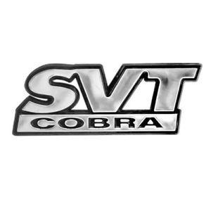 Ford Mustang Cobra Logo - 1999-2002 Ford Mustang Chrome SVT Cobra Rear Deck Trunk Lid Emblem ...
