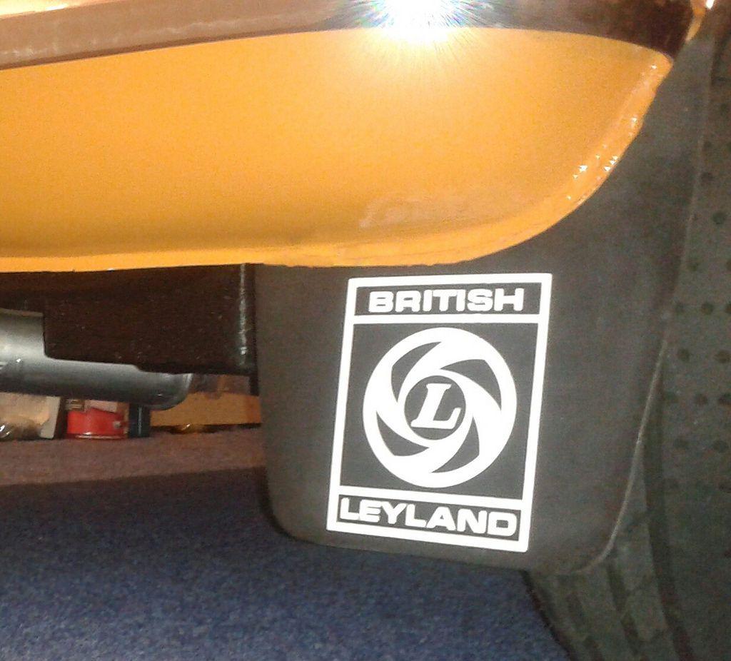 Old British Leyland Logo - British Leyland mud flaps | old-days-better | Flickr