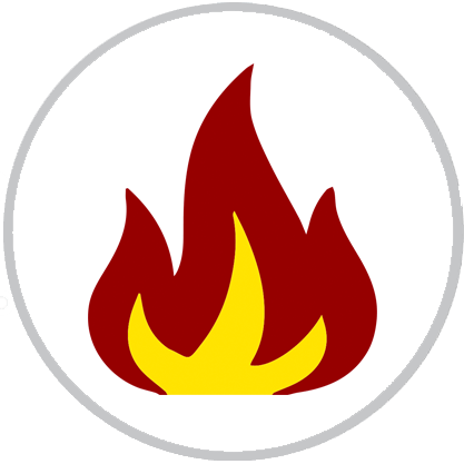 Golden Flame Logo - Commercial Fire Protection | North Texas | Action Fire Pros