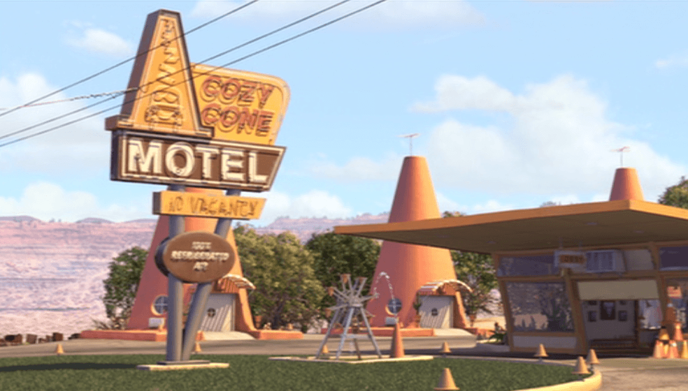 Cozy Cone Logo - Cozy Cone Motel | Disney Wiki | FANDOM powered by Wikia