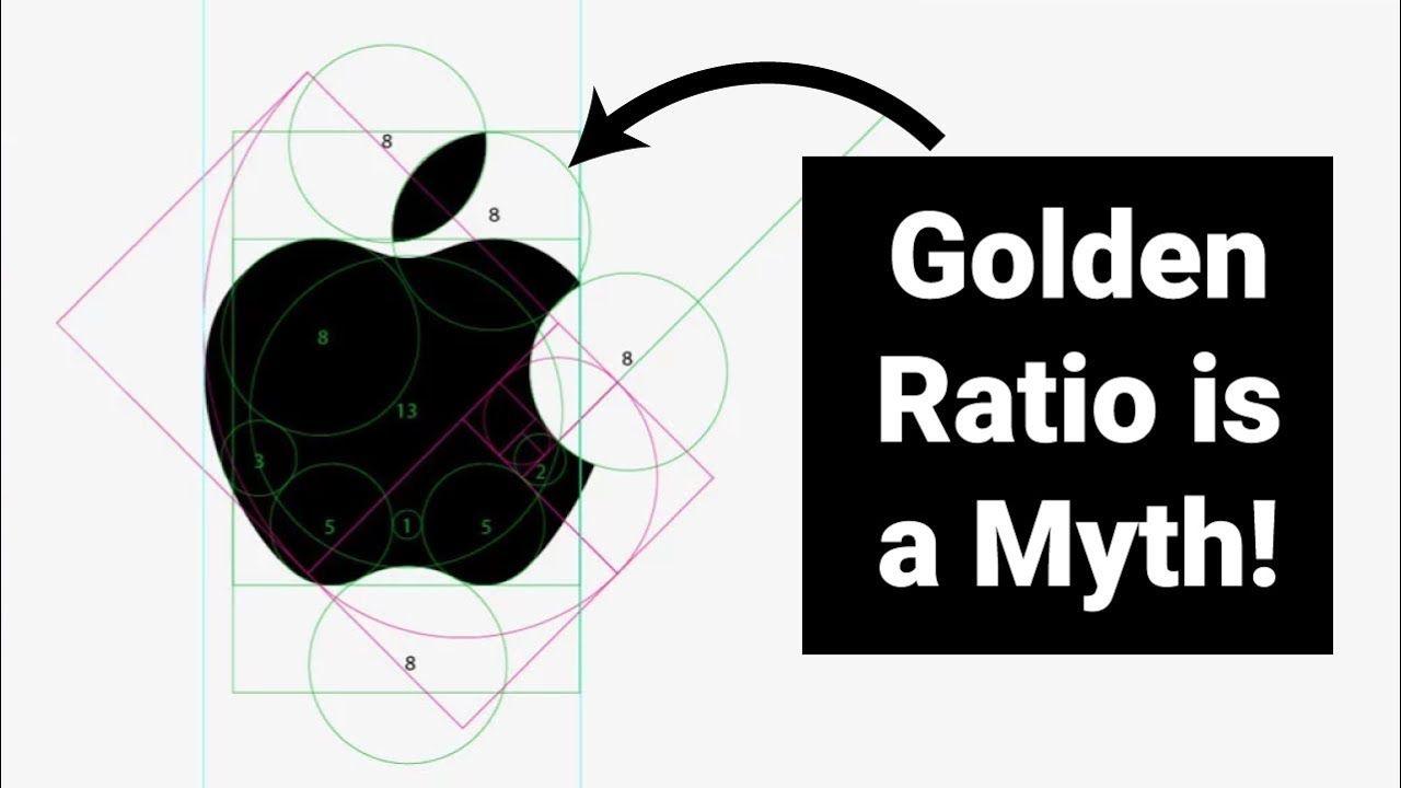 Golden Ratio Apple Logo - 