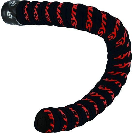 Red and Black Bar Logo - Syncros Premium Road Bar Tape Black Neon Red £19.49