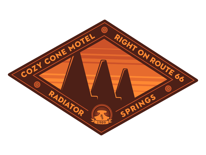 Cozy Cone Logo - Cozy Cone Motel