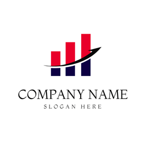 Red and Black Bar Logo - Free Finance & Insurance Logo Designs | DesignEvo Logo Maker